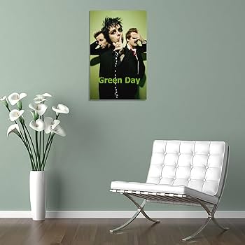 GREEN DAY ポスター　シルクスクリーン　シリアルナンバー入り Amazon.co.jp: Green Day グリーン・デイ ロックバンド ポスター